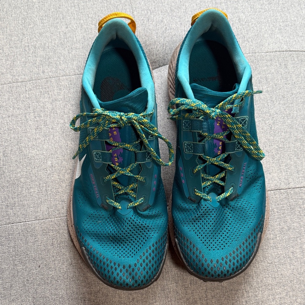 Nike Teal and Purple Athletic Shoes
